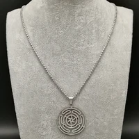 man chain necklace silver stainless steel pendant nightmare before christmas necklaces for women cuban link chain wholesale 2021