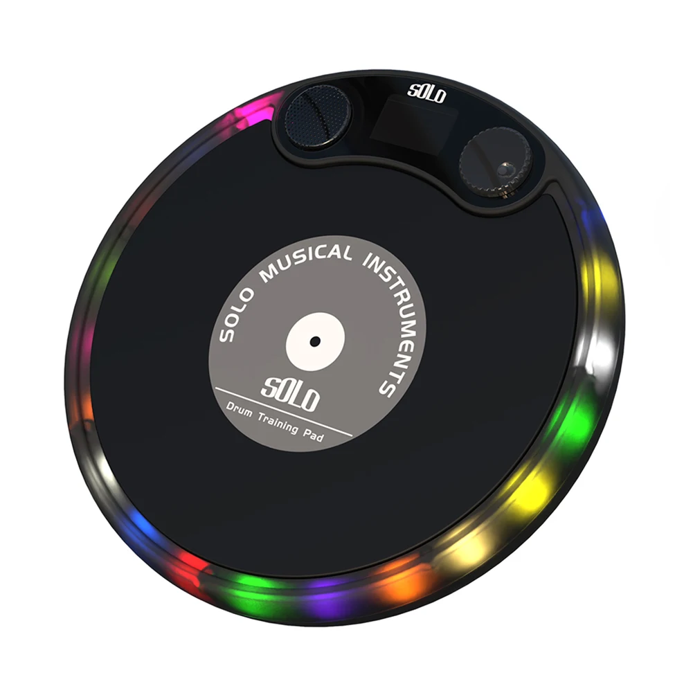 

Solo 10-дюймовый электронный барабанный коврик для начинающих, учебный набор метронома