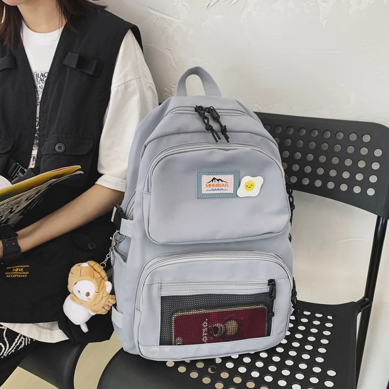 DCIMOR новый водонепроницаемый нейлоновый женский рюкзак женская сумка с сеткой