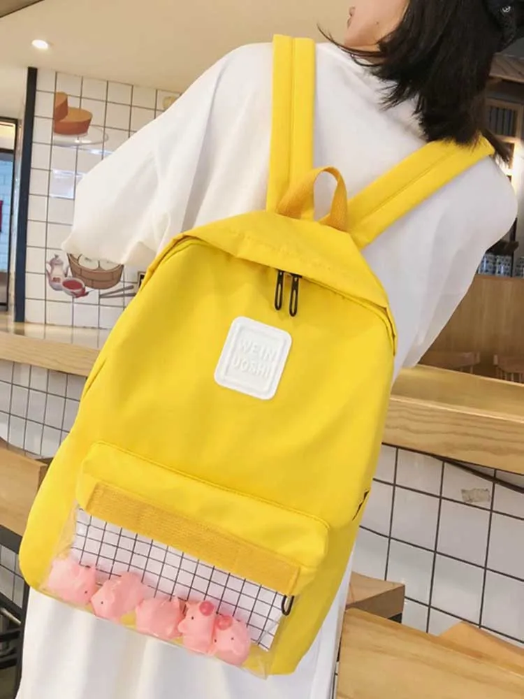 Новинка 2022 женские холщовые школьные ранцы в стиле преппи брендовый дорожный