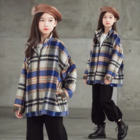 loose spring autumn coat girls kids outerwear teenage top children clothes costume evening party high quality