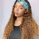 Эффектом деграде (переход от темного к глубокая волна парик с головной повязкой 1B 30 99j без клея парики из натуральных волос на кружевной основе 180% Плотность светлые Волосы Remy шикарный шарф парик с головной повязкой Mstoxic