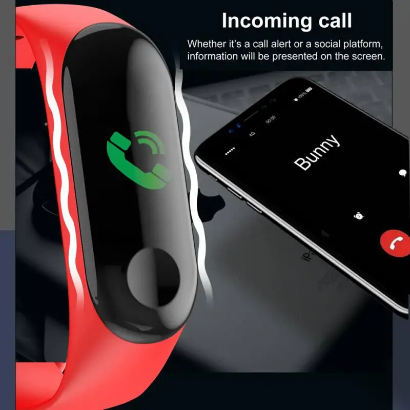 Smart Watch M3 Waterproof Sport Bracelet Fitness Tracker Pedometer Blood Pressure Heart Rate Real-time Monitor | Электроника