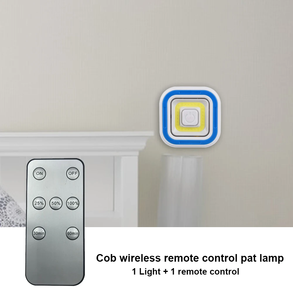 

Touch Sensor Light Bedroom COB Wireless Remote Control Dimmable Night Lamp LED Dimmable Night Light for Wardrobe Closet