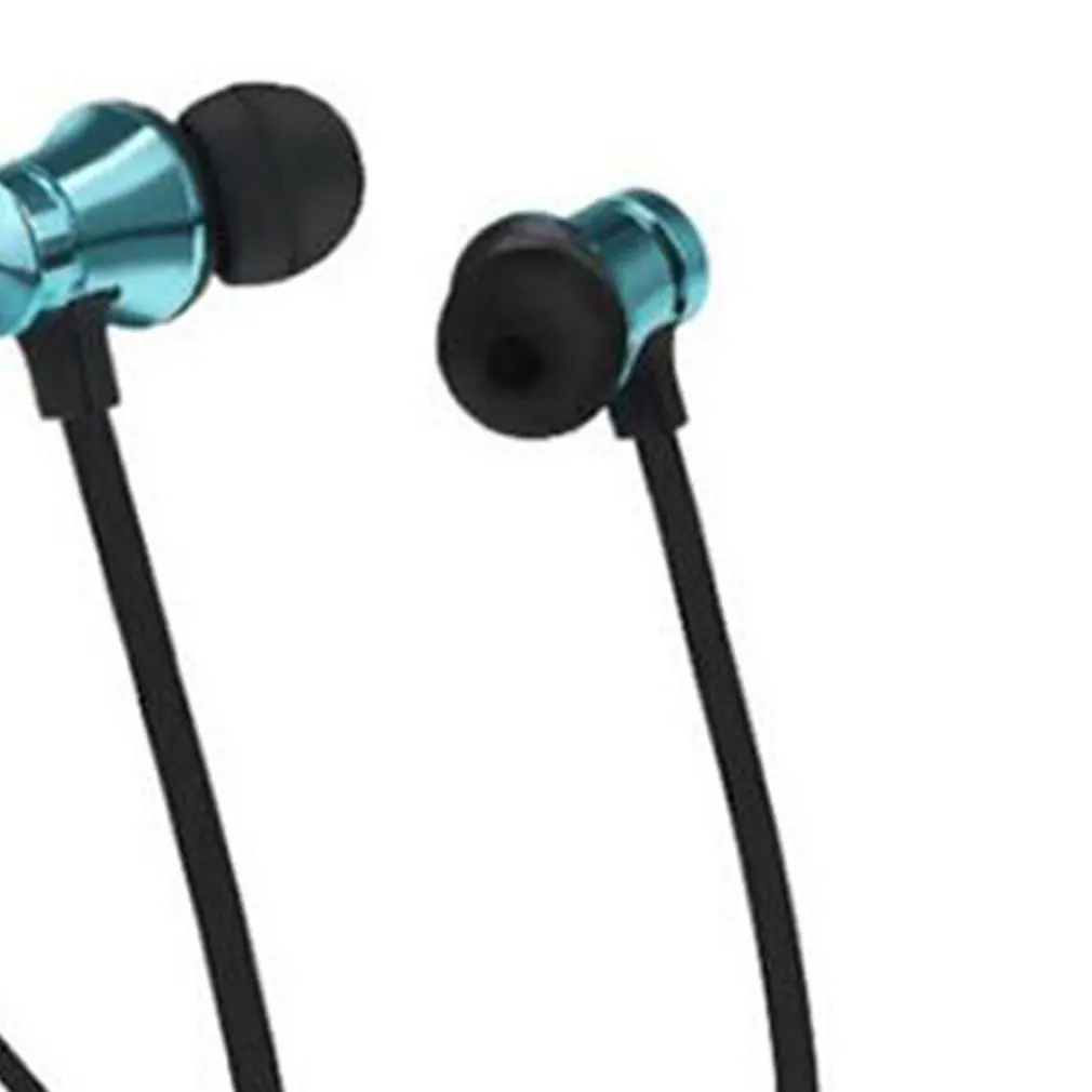 4 2 Bluetooth наушники Спортивные с шейным ободом Магнитные беспроводные