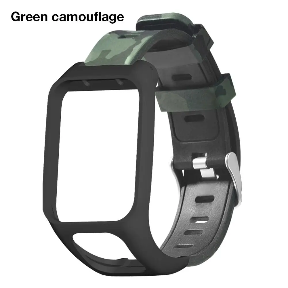 Многоцветный силиконовый сменный Браслет для часов Ремешок для TomTom Runner 3 TOMTOM Adventurer Smart Watch Band