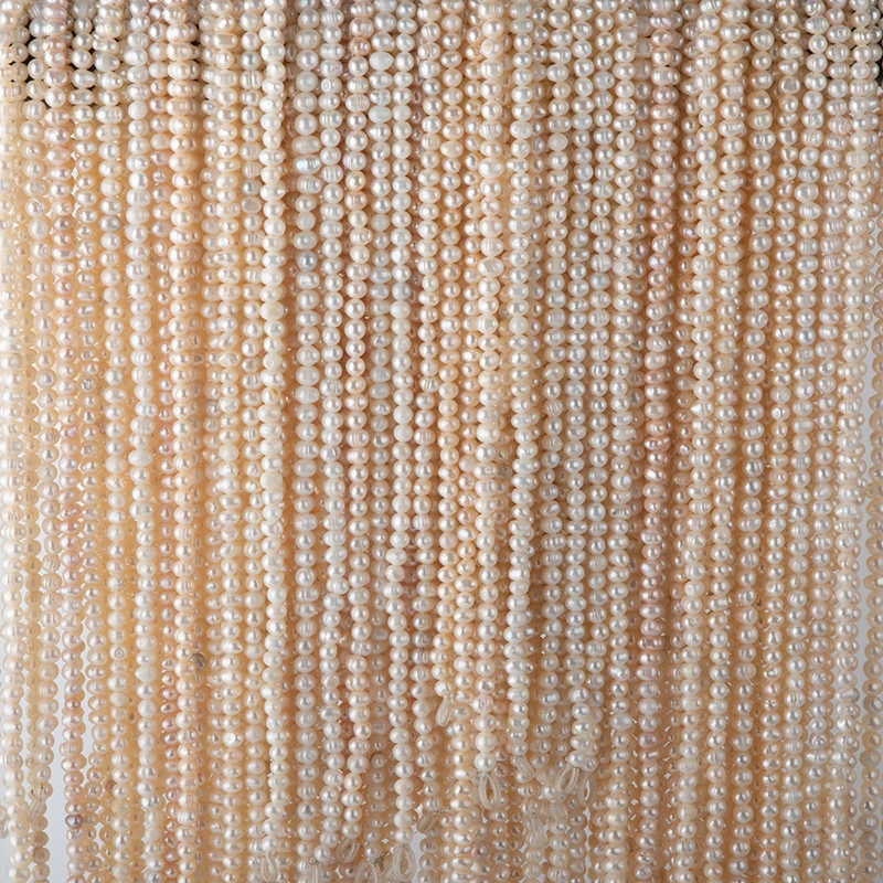 

Natural Freshwatre Pearl Losse Beads Vertical Perforated For DIY Craft Bracelet Necklace Making Jewelry 17.7inch Strand