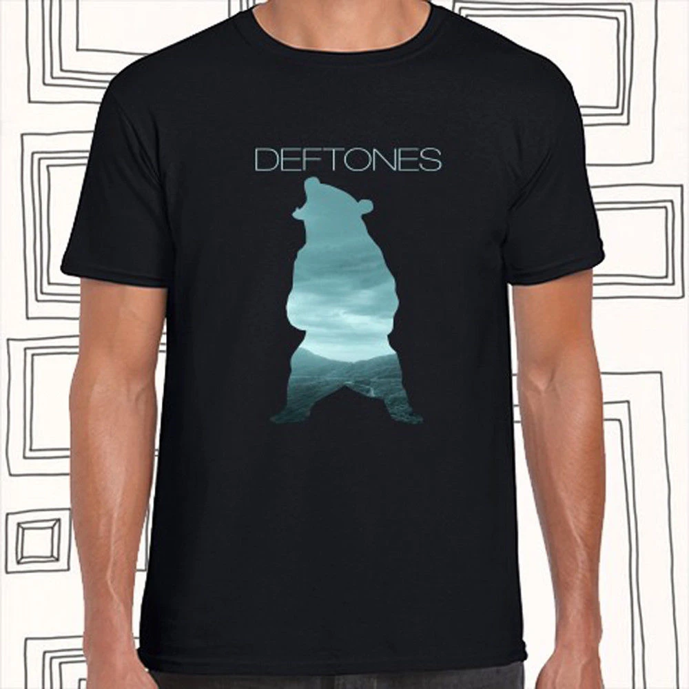 

Мужская черная футболка с логотипом рок-группы Deftones, размер S M L Xl S - 6xl S - 6xl
