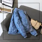 Осенне-зимняя короткая верхняя одежда, повседневные куртки, однотонные топы, универсальные простые свежие Стильные теплые женские пальто, свободная пуховая хлопковая парка, Новинка