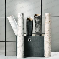new waterproof marble wallpaper self adhesive vinyl modern cabinet kitchen improved furniture decoration sticker contact paper