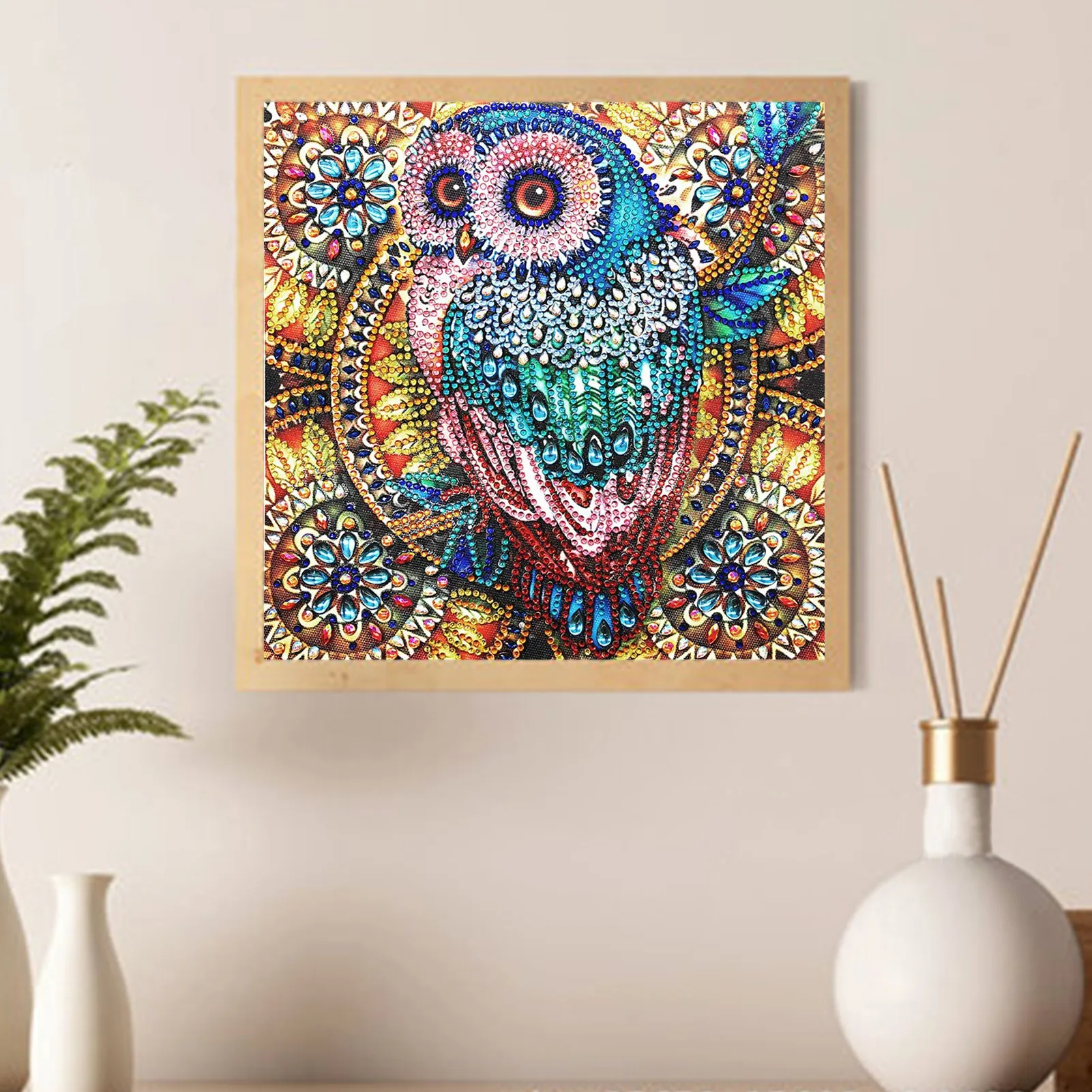 

30cm DIY 5D Owl Diamond Painting DIY Animal Owl Painting Pictures Arts Craft Home Decoration Wall Decor
