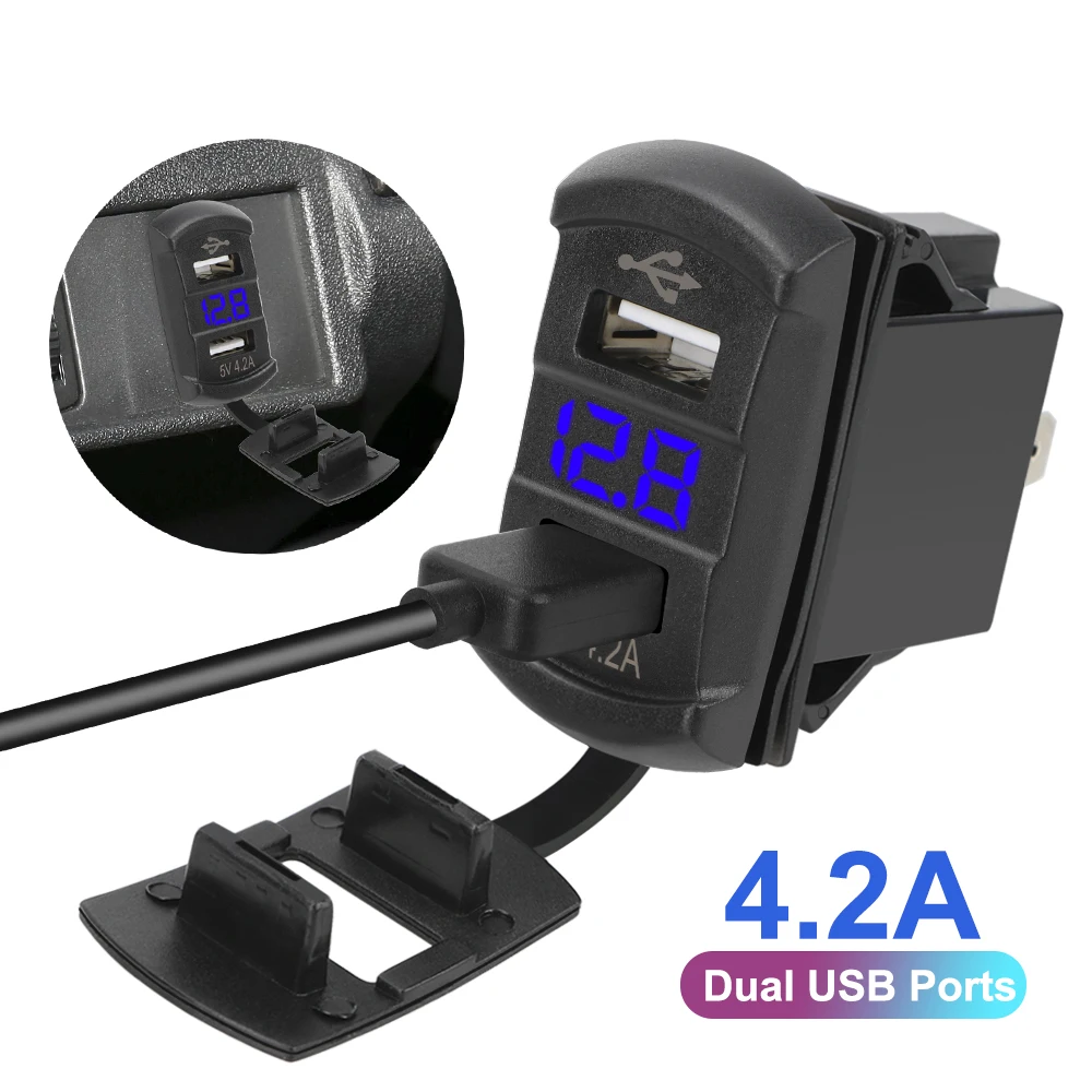 

Универсальное автомобильное зарядное устройство с двумя USB-портами, 5 В, а