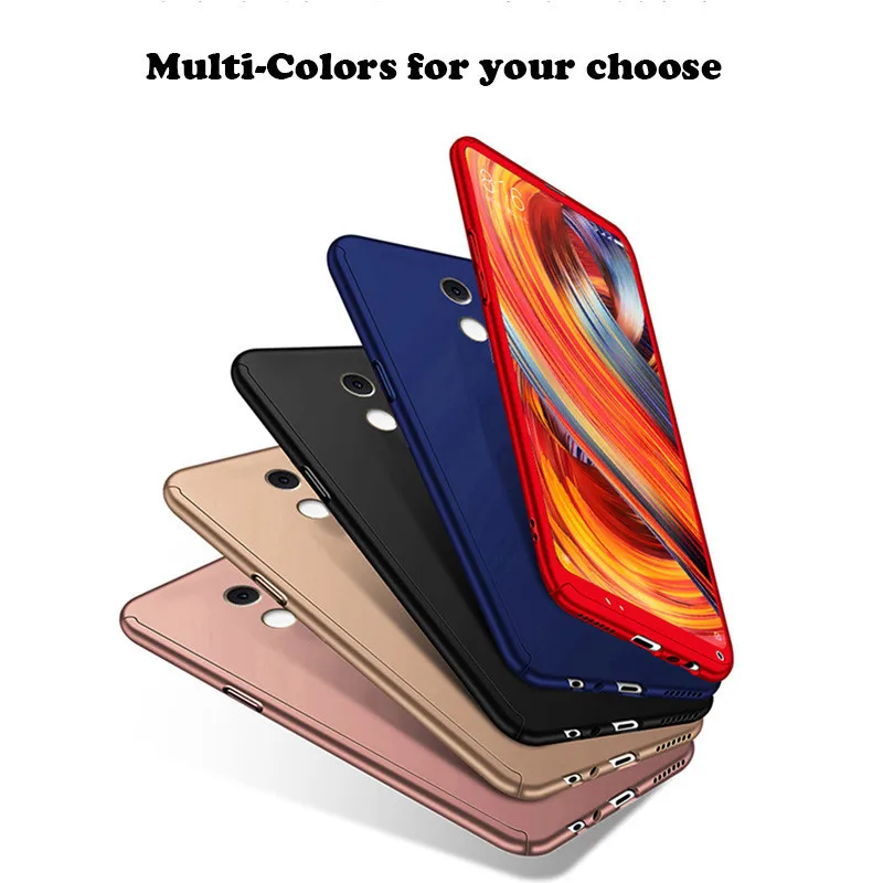 

Missbuy 360 Degree Full Cover Phone Case for Xiaomi Mix 2 Mix2 Back Cover Matte PC for Xiaomi mi mix 2 5.99inch Protection Shell