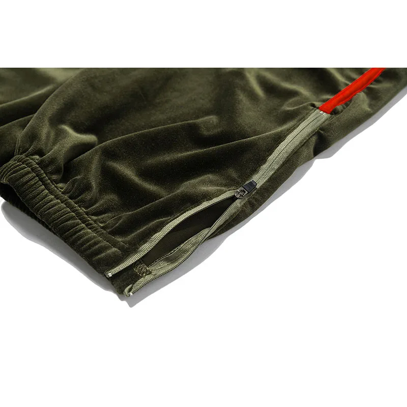 

Velvet AWGE Needles Sweatpants Men Women Butterfly Embroidery AWGE X Needles Pants High Quality Hip Hop AWGE Trousers