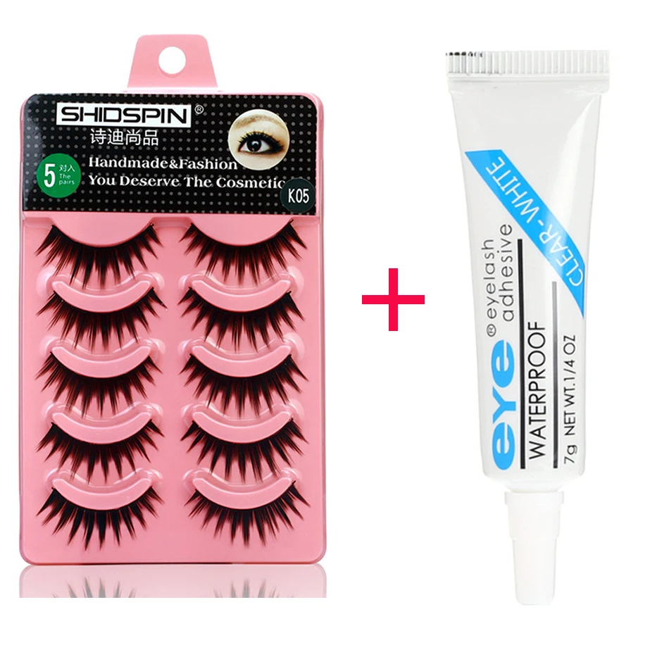 Натуральных длинных накладных ресниц с 15 видов стилей крест накрест ручной