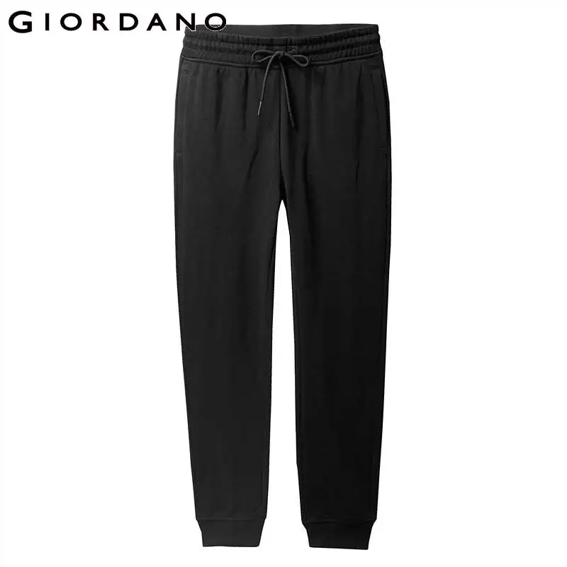 Giordano женские брюки на шнурке треники из хлопка средняя талия повседневные брюки карман средняя Thinckness Pantaloni Femmin 05419146