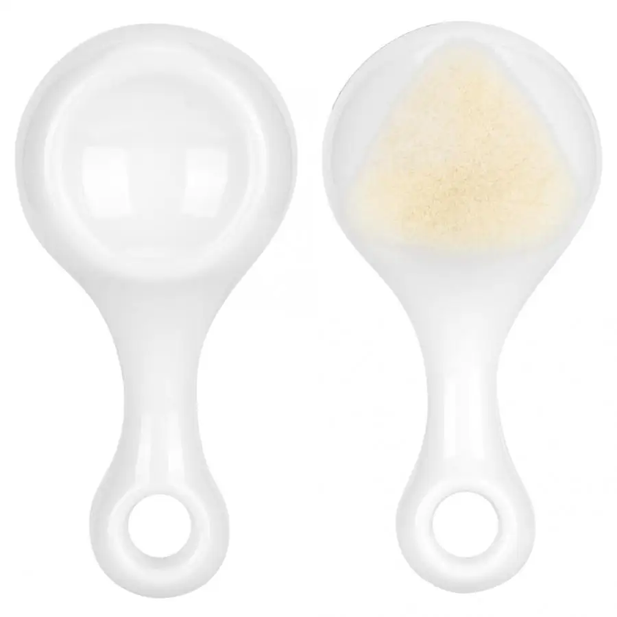 Мягкая щётка для умывания лица ручная Очищающая отшелушивающая кисть Лица