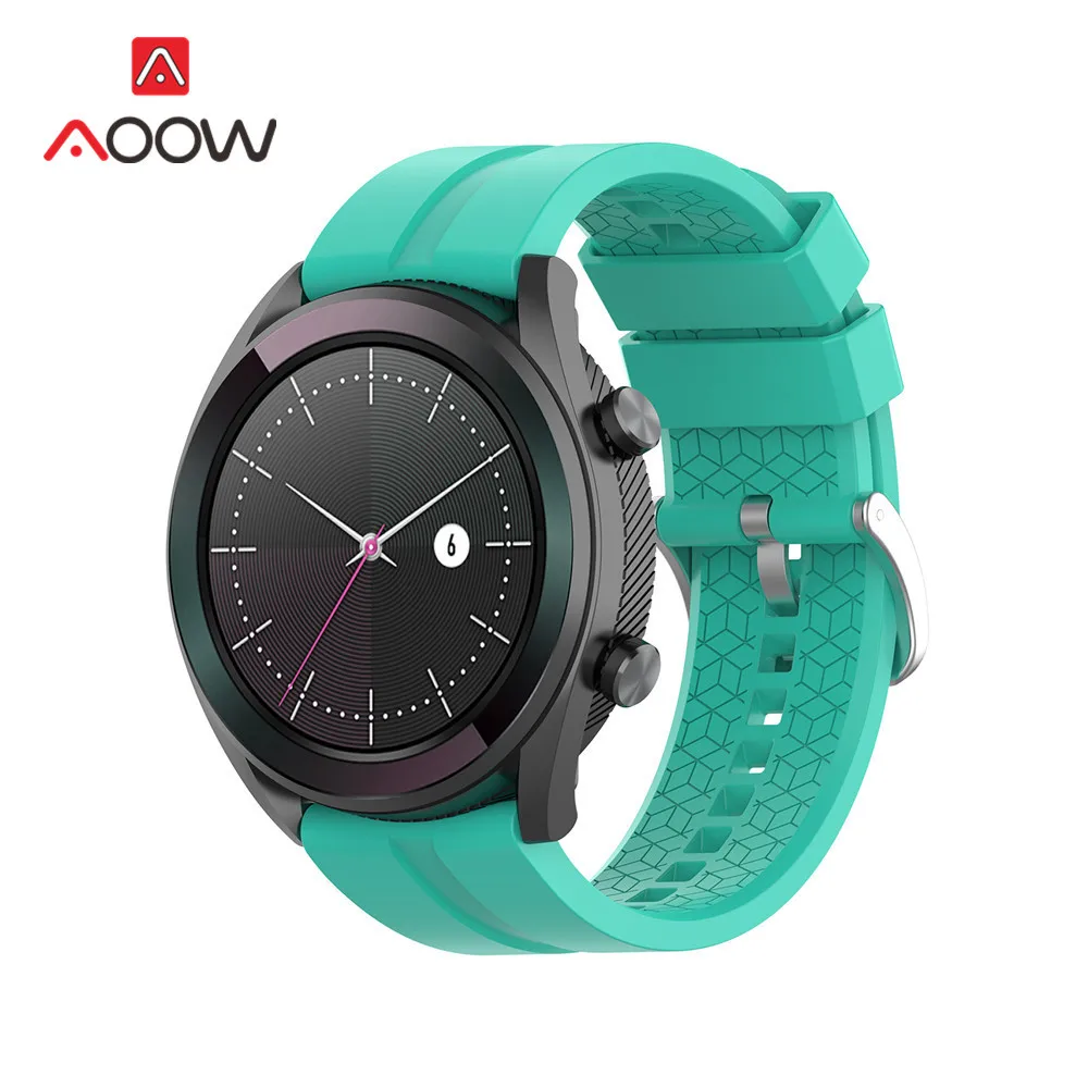 Мягкий спортивный силиконовый ремешок 22 мм для huawei Watch GT 2 Active/элегантный Honor Magic быстросъемный браслет для умных часов