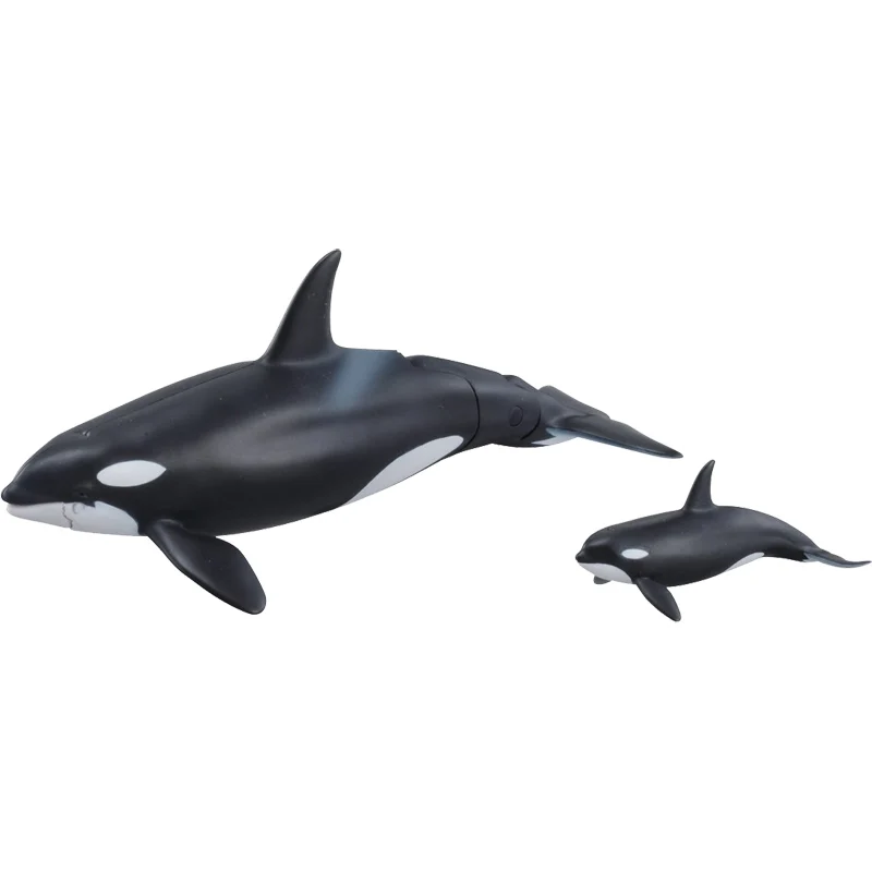 S01 Takara Tomy ANIA Animal Advanture AL 08 Killer Whales 2 шт. ABS океан фигурка дети развивающие