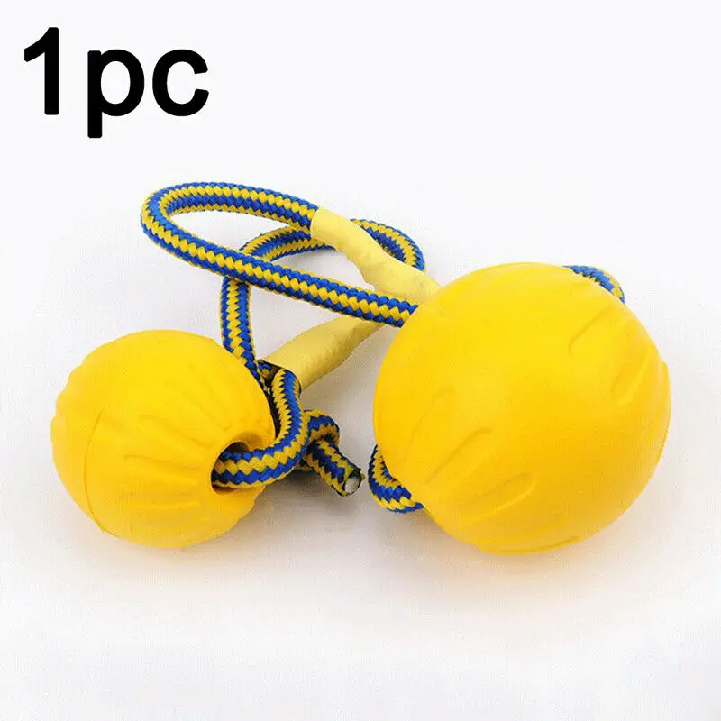 7/9 см зубы нерушимой укус резиновый Смешной щенок тренировочный мяч игрушки