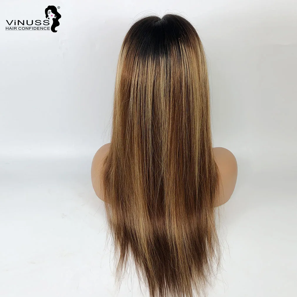 13x6 парики из натуральных волос на кружеве Омбре 1B/6# Highlight 27# светлые парики из натуральных волос для женщин
