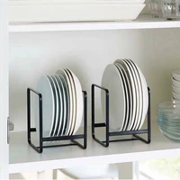 Kitchen Pantry Organizer Shelves Cabinet Dish Plate Storage Rack Dinner Plate Bowl Pot Cover Drain Rack Cutlery Drainer Stand