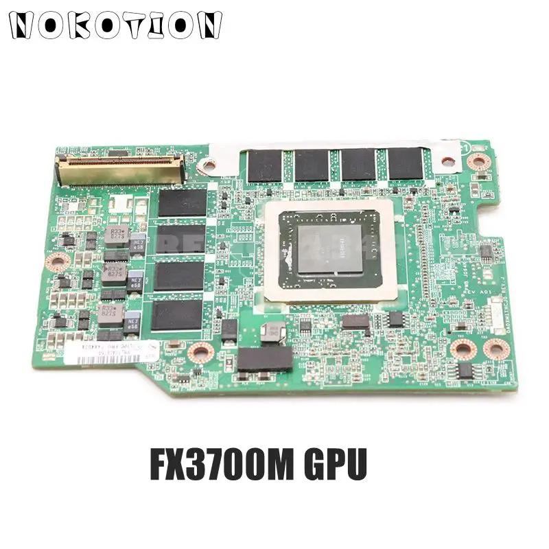Видеокарта NOKOTION Quadro FX3700M FX 3700M G92M 0D949K FG8RP для ноутбука Dell Pecision M6400 видеокарта VGA |
