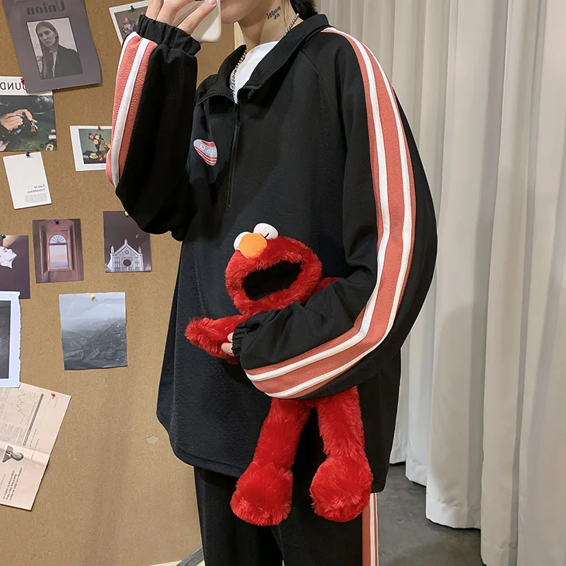 Женские толстовки больших размеров с капюшоном на молнии в стиле пэчворк