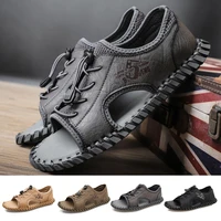 mens 2021 summer new fashion sandals non slip comfortable breathable thick sole shoes casual outdoor big size sandals