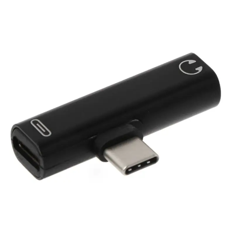 4NB101346-BK Тип C до 3,5 мм зарядное устройство кабель для наушников USB C Aux аудио разъем адаптер для наушников конвертер для Xiaomi 6 6X8 Note3 Mix 2 - Цвет: 4NB101346-BK
