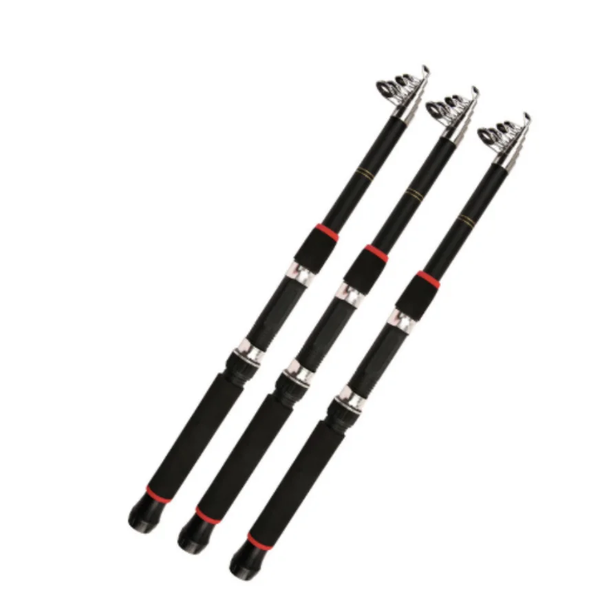 

Sea pole parafare throwing far pouring carbon glass steel sea fishing rod full set of fishing gear sea pole set