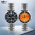 Смарт-часы HEIMDALLR Sharkey Skx007 мужские, Юбилейный браслет, керамический ободок, Водонепроницаемость 200 м NH36, Автоматическая Механическая фотография