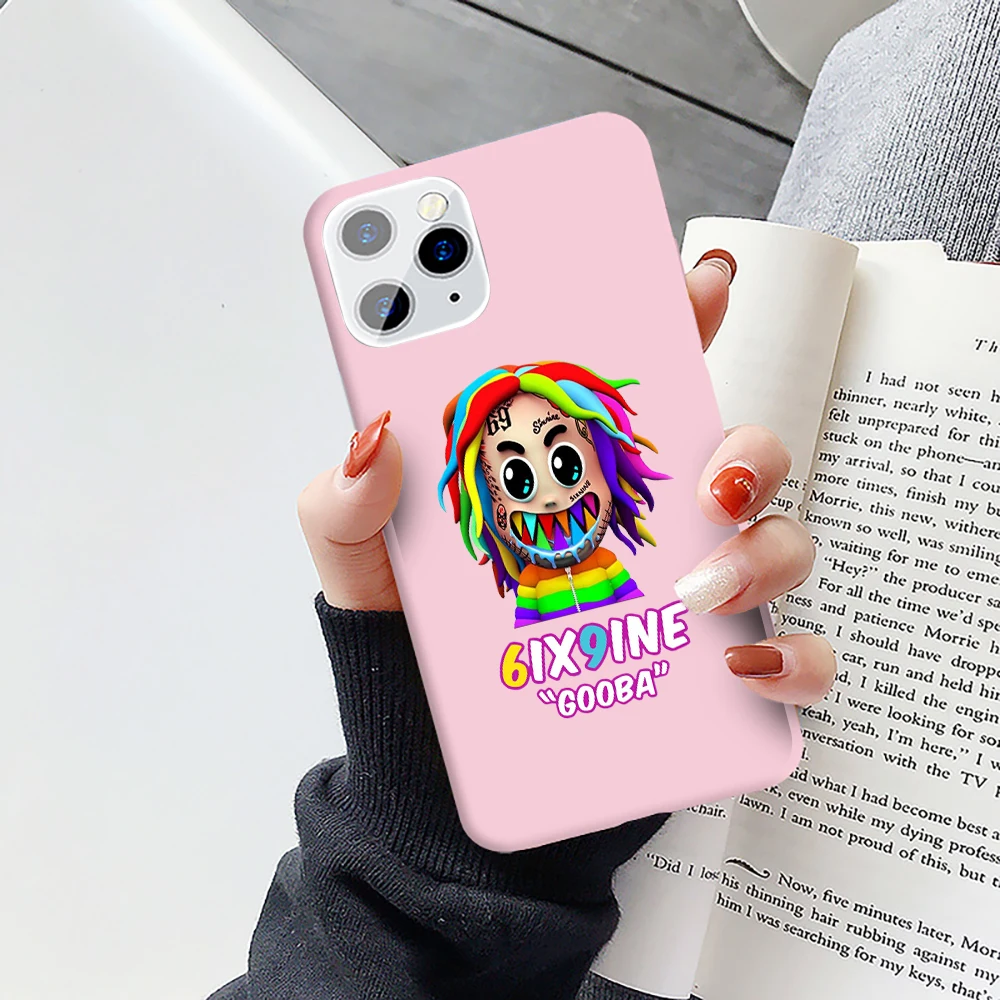 Чехол для телефона 6ix9ine gooba iPhone 11 Pro XS MAX XR X 7 6Plus SE 2020 мягкий силиконовый чехол