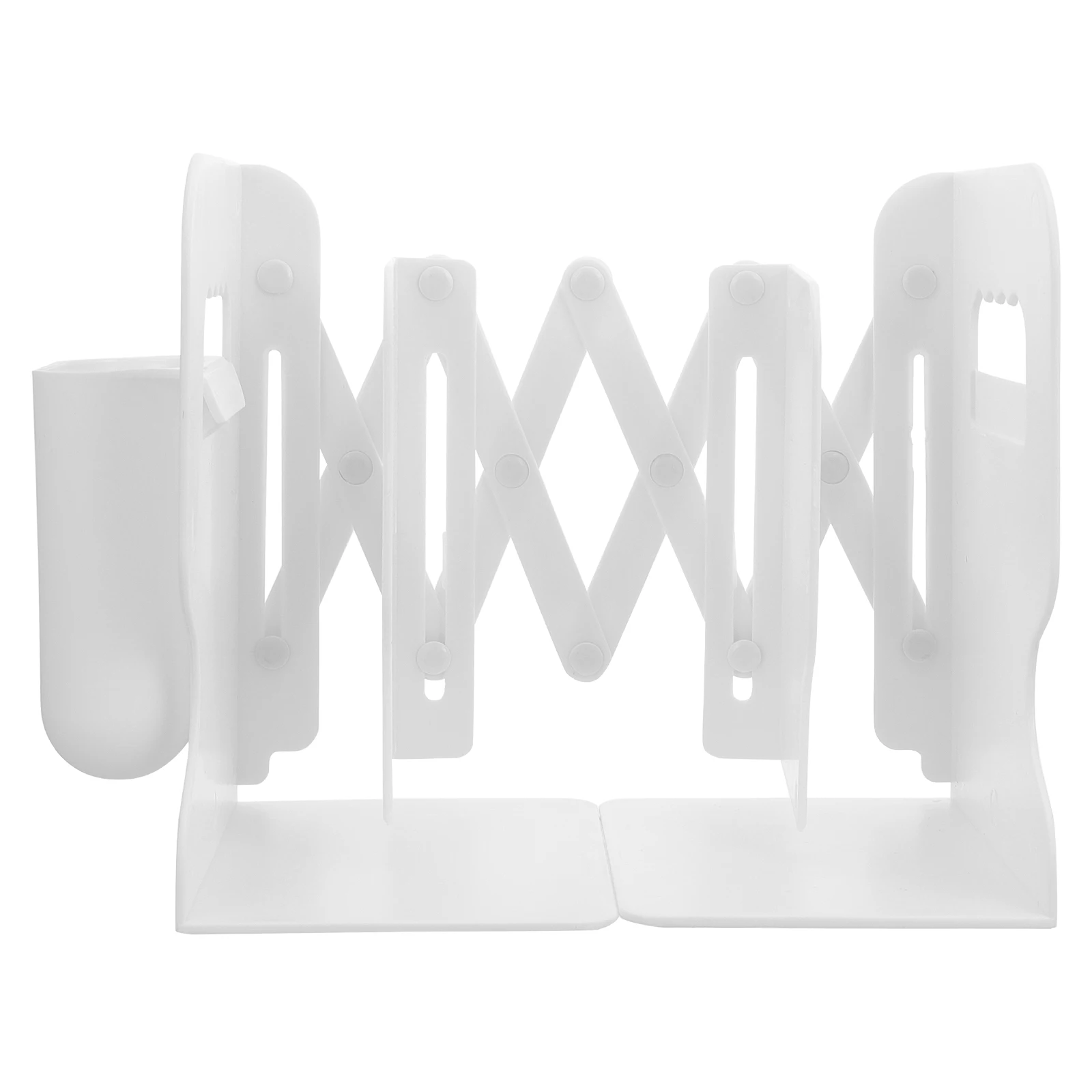 

1Set Simple Decorative Bookend Scalable Bookshelf Desktop Book Organizer Box Powder Case Multi-Layer Desktop Storage Rack