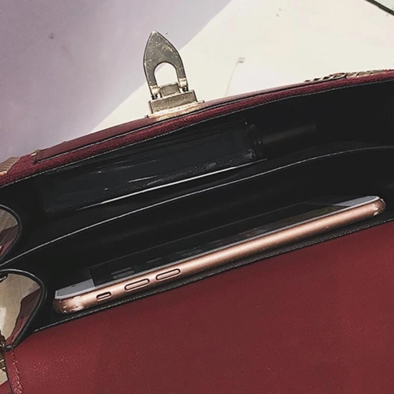 Роскошные сумки женские сумки дизайнерские Sac основной Femme кошелек и сумки известный бренд заклепки сумки через плечо для женщин Bolso Mujer