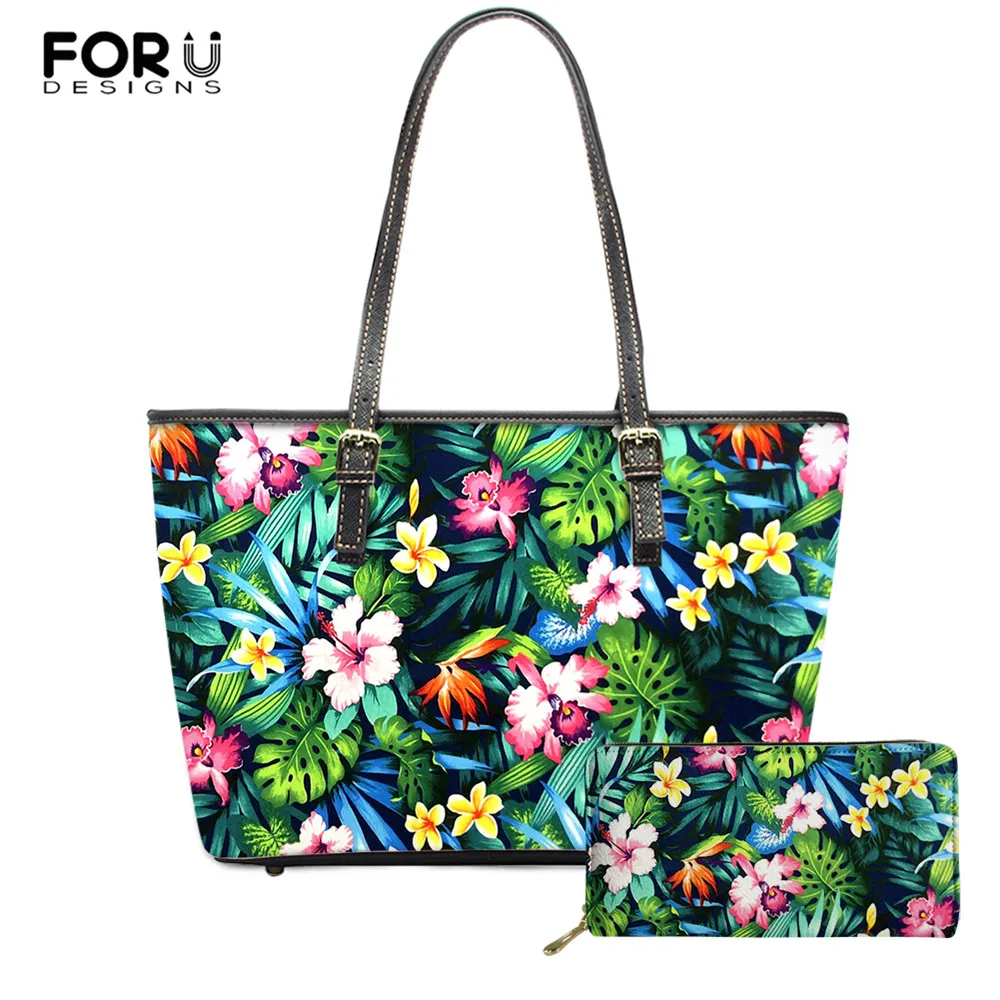 

Новое поступление, Высококачественная Женская сумочка и кошелек FORUDESIGNS из искусственной кожи, 2 шт., Дамская праздвечерние чная Сумочка с тр...