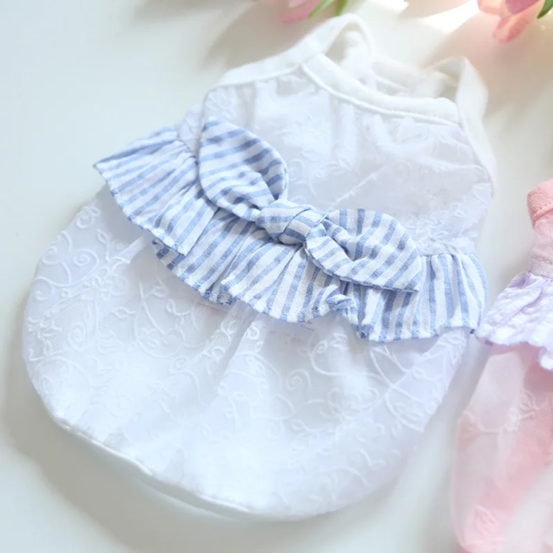 Жилет для собак кружевной жилет одежда летняя тонкая кошачья кофта Детская