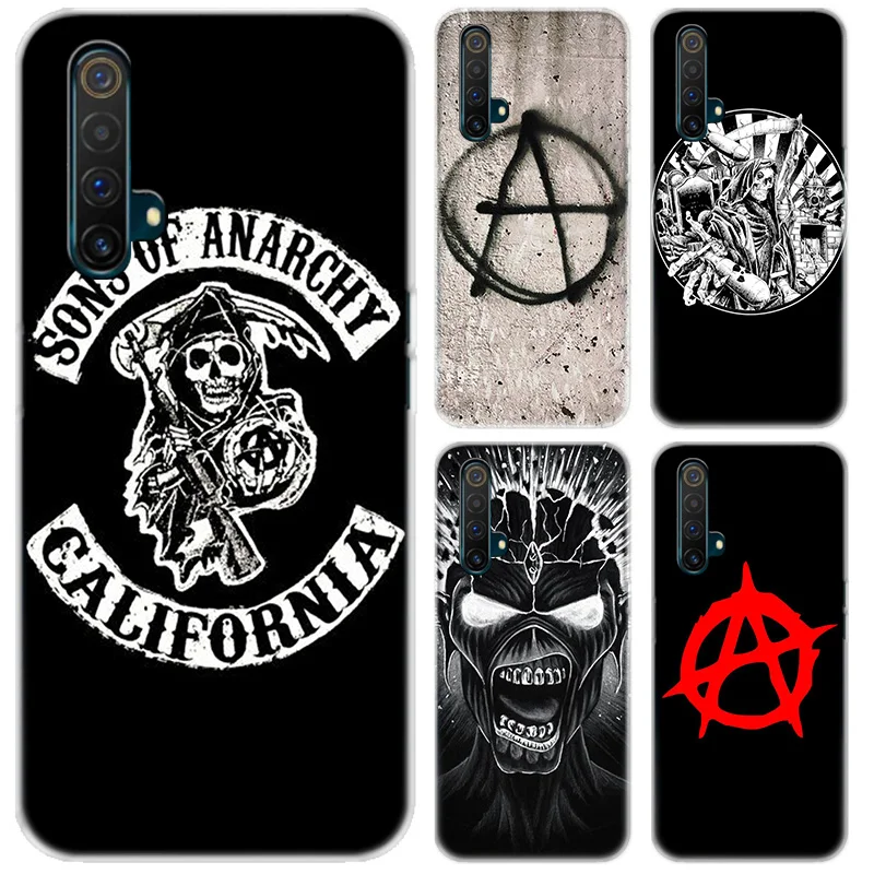 

Fashion Sons of Anarchy TPU Phone Case For Realme 5 6 7 X7 X50 Q2 Pro XT C3 7I C17 C11 C12 C15 Silicone Soft Cover