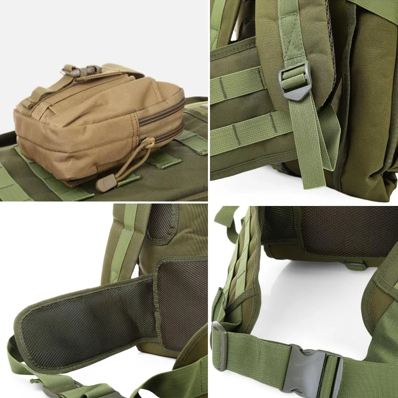 Уличная армейская сумка тактический военный рюкзак с системой Молле для охоты