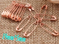 300 pcs rose gold safety pinssafety pin brooch stitch markers fasteners jewelry tag brooch bar charms jewelry 19mm
