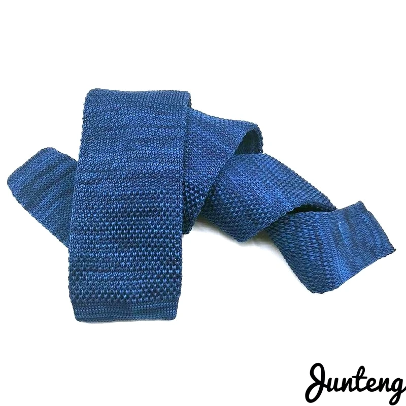 Модный мужской вязаный галстук разноцветные узкие тонкие тканые простые