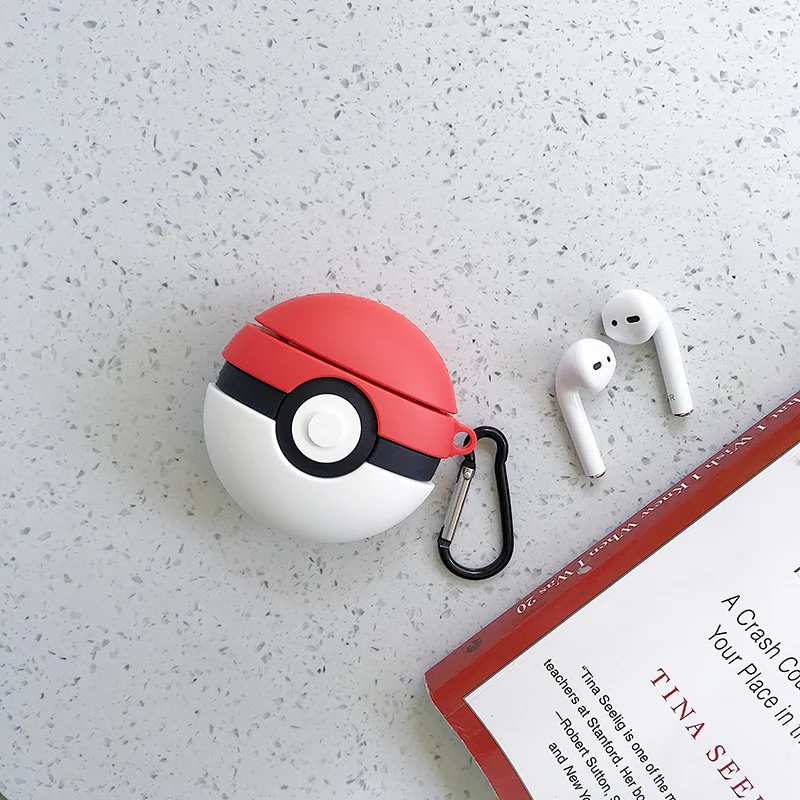 Мини-чехол для наушников Airpods чехол с милым 3D рисунком аниме Мягкий защитный 2