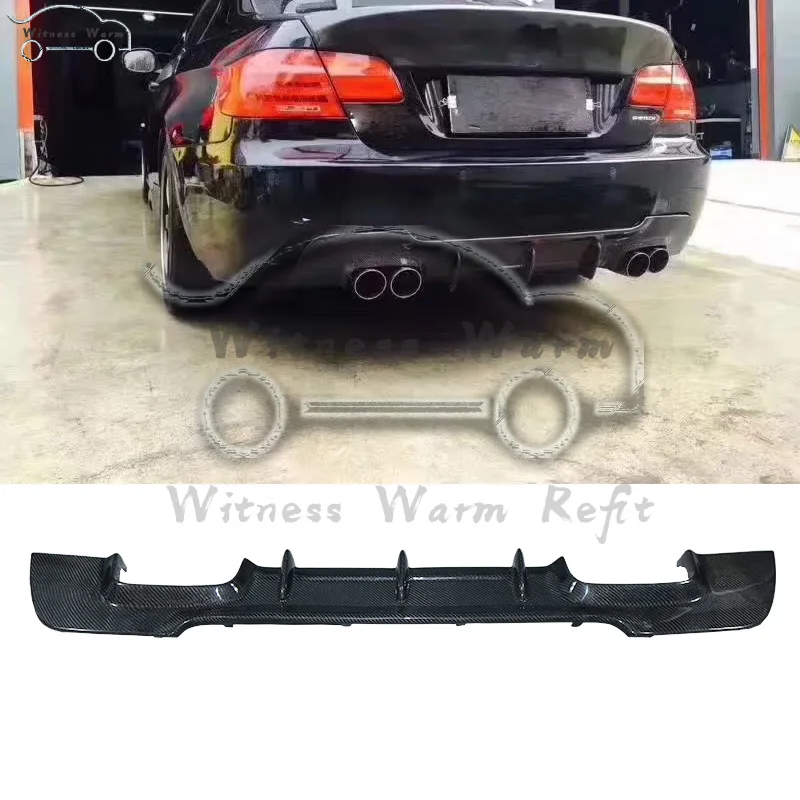 Автомобильный задний бампер из углеродного волокна диффузор спойлер для BMW 3