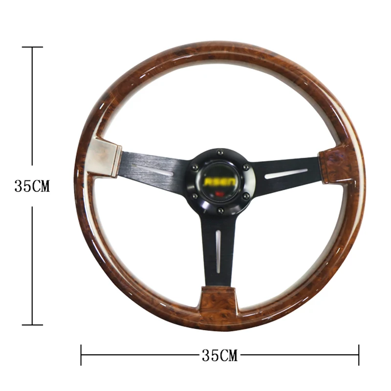 Рулевое колесо из АБС-пластика 350 мм универсальные аксессуары для автомобилей BMW