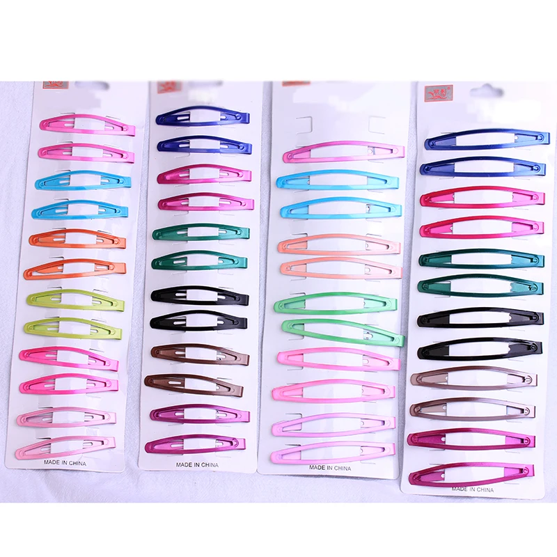 Заколки для волос 12 шт./лот в пастельных тонах яркие заколки девочек милые