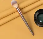 Инструменты для макияжа, кисть для хайлайтера с пламенем, пластиковая ручка, алюминиевая трубка, искусственное волокно