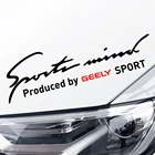 Автомобильная лампа, наклейка для бровей для GEELY GC6 GC9 EMGRAND EC7 EC8 CK ATLAS CK2 GT, спортивные автомобильные аксессуары, виниловая пленка, Светоотражающая наклейка