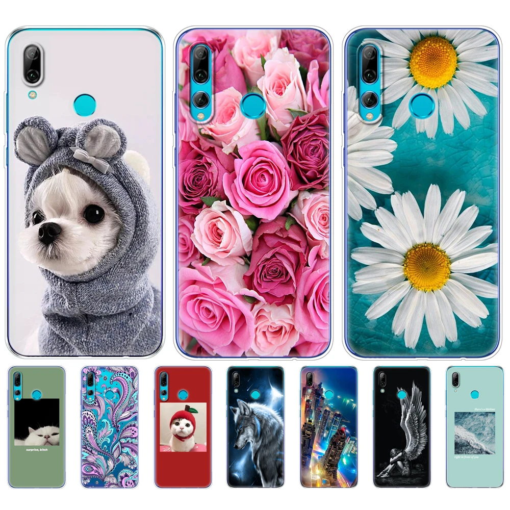 Чехол для Huawei P Smart 2019 силиконовая Мягкая задняя крышка из ТПУ телефона plus чехлы