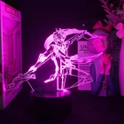 Ударная Светодиодная лампа Genshin Xiao, аниме, фигурка, игра, ночник Shenhe для комнаты, иллюзия, Декор, детский подарок, созвездия хутао, свойства