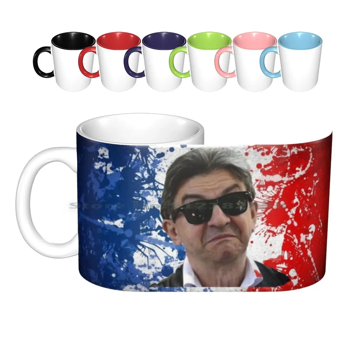 

Melenchon Ceramic Mugs Coffee Cups Milk Tea Mug Mélanchon La France Unruly President Badass Even Creative Trending Vintage Gift